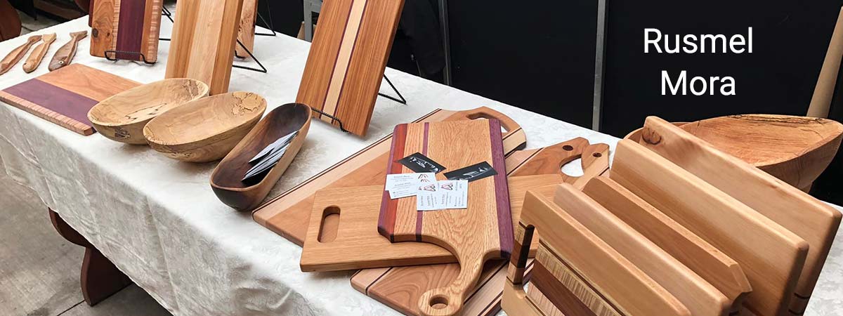 Woodworking - bowls, boards, and incense holders from Rusmel Mora