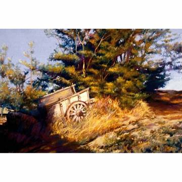 Larry Blovits: MORNING RITUAL (Framed print)