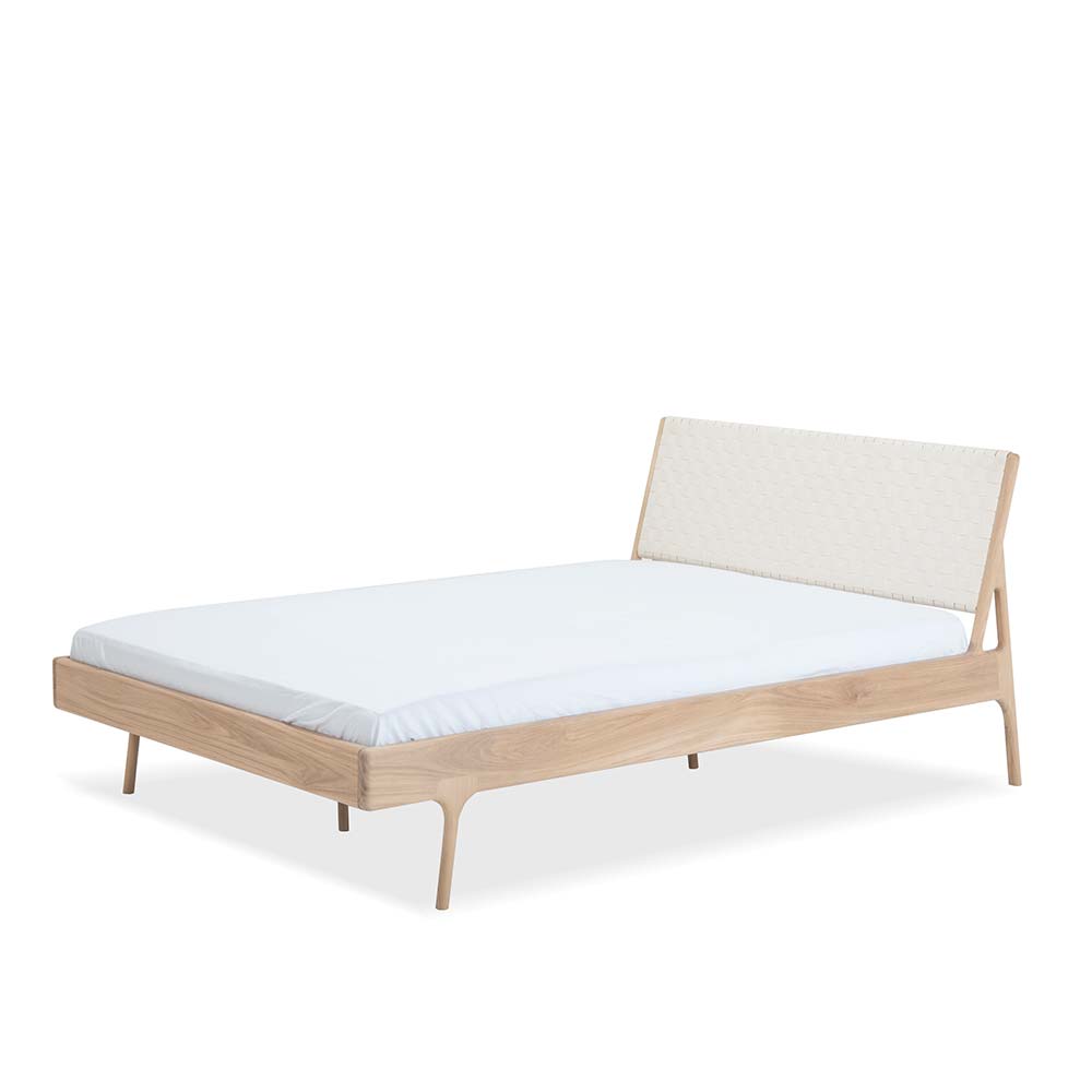 steekpenningen kom tot rust Boos worden Gazzda FAWN Bed with Cotton Webbed Headboard and Deep Frame: Design Quest