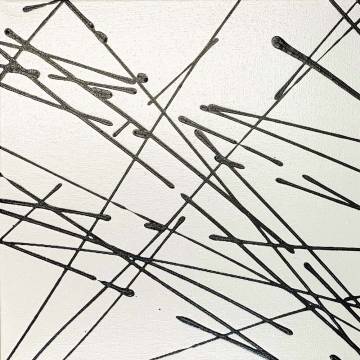 Sheila Grant: Raindrops 1 (Frame Included)