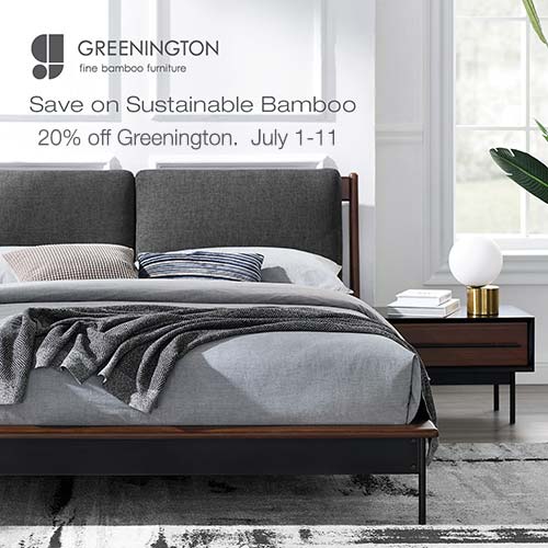Save 20% on All Greenington Fine Bamboo Furniture through July 11