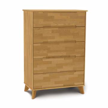 Copeland Linn 5-Drawer Wide Chest - Cherry