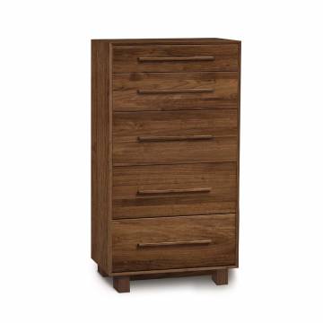 Copeland Sloane 5 Drawer Narrow Chest - Walnut