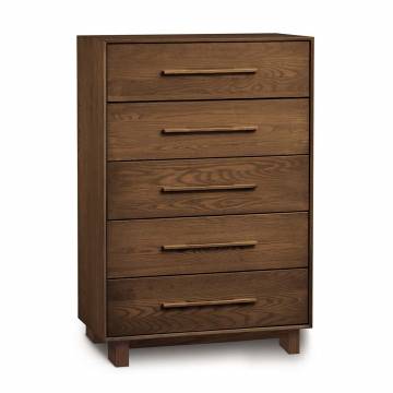 Copeland Sloane 5 Drawer Wide Chest - Walnut