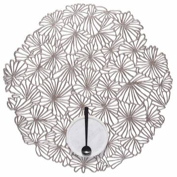 Chilewich PRESSED DAISY Placemat, Gunmetal - 14