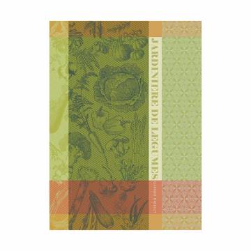 Garnier-Thiebault Jardiniere Vert Jacquard Kitchen Towel