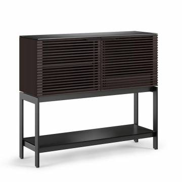 BDI Corridor SV Home Bar Cabinet: Chocolate Stained Ash