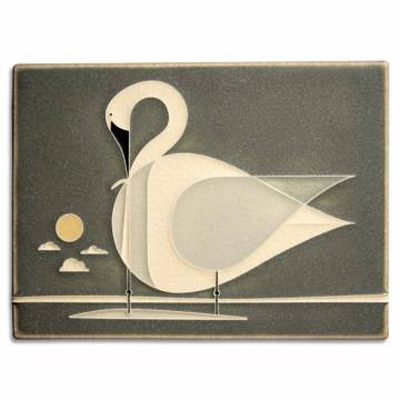 Motawi Tileworks 6x8 TRUMPETER SWAN