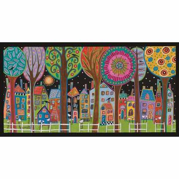 Artifact Puzzles - Karla Gerard EVENING STARS Wooden Jigsaw Puzzle