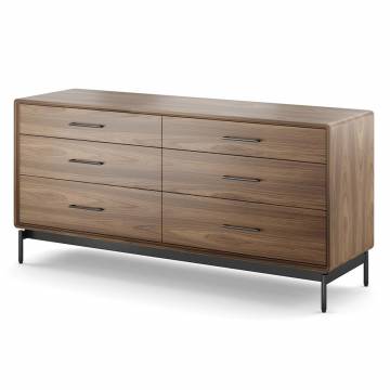 BDI Linq 9186 Six Drawer Dresser