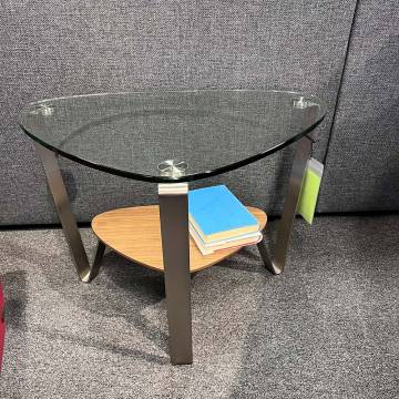BDI Dino 1347 Triangular End Table - Walnut