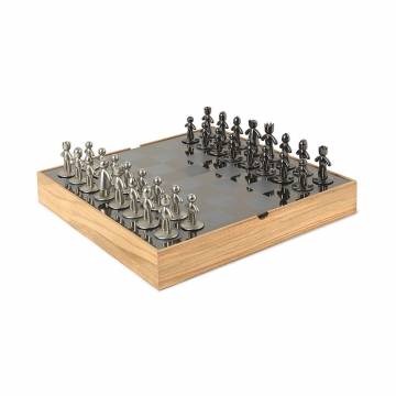 Umbra Buddy Chess Set - Natural