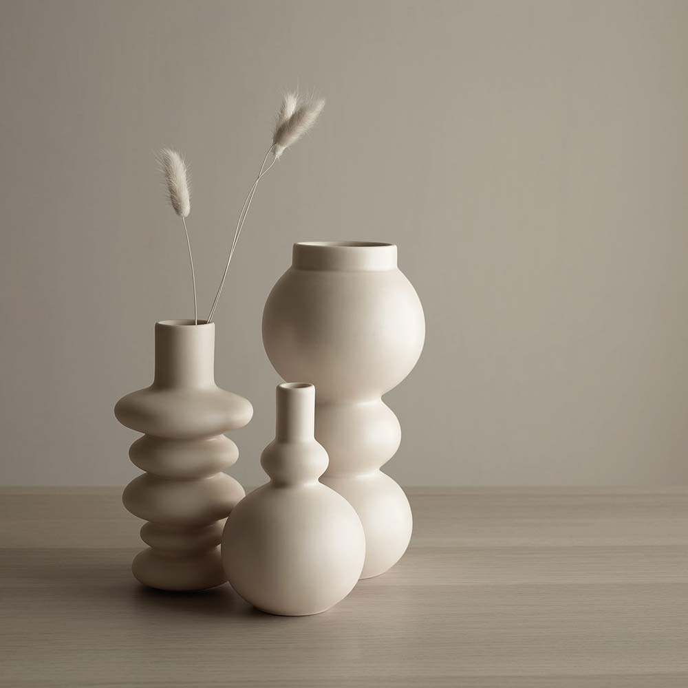 Asa Selection – Vase « Mara » basalt, H 10cm – Vu de l'Intérieur