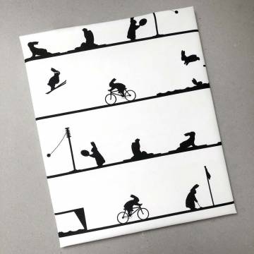 Ham SPORTY Rabbit Tea Towel