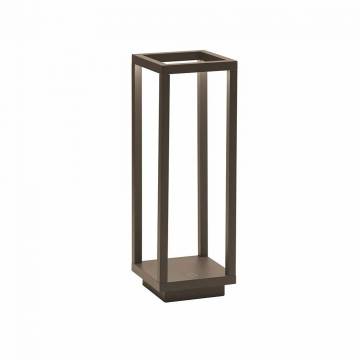 Zafferano Home Pro Cordless LED Table Lamp - Rust Brown
