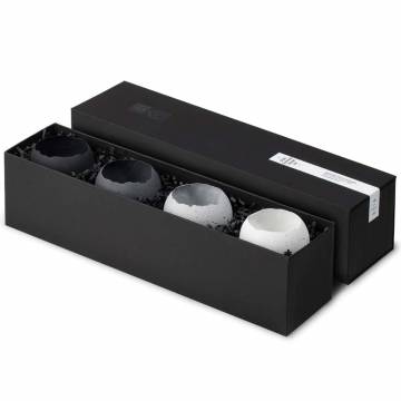 KONZUK Orbis Vessels - Box Set of 4, Grey