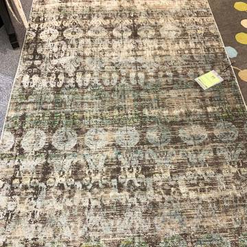 Loloi JAVARI 5 x 7 Area Rug, Lagoon/Steel
