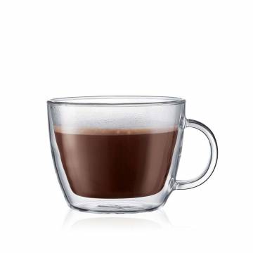 Bodum BISTRO 15oz Double Wall Café Latte Cup (Set of 2)