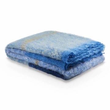 Cushendale Woolen Mills Olive Boher Mohair Throw Blanket - Extra Large