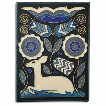 Motawi Tileworks 6x8 VIENNA WOODS (Cadet Blue)