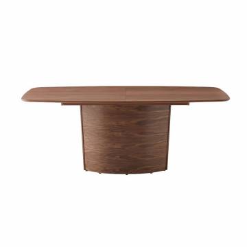 Skovby SM 117 Expandable Dining Table with Pedestal Base