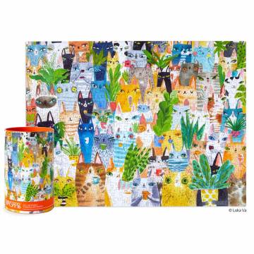 WerkShoppe Puzzles - Cat Plant Exchange, 500 PC