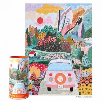WerkShoppe Puzzles - Road Trip, 1000 PC