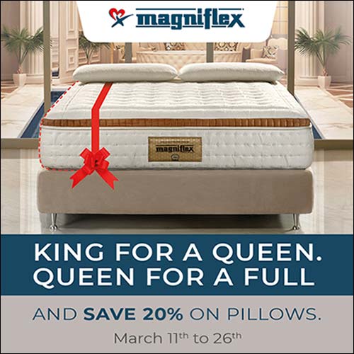 Get a King for the price of a Queen - ends March 26