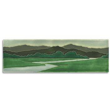 Motawi Tileworks 4x12 RIVERSCAPE (Green)