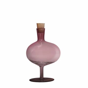 Kosta Boda BOD Bottle - Burgundy, Medium