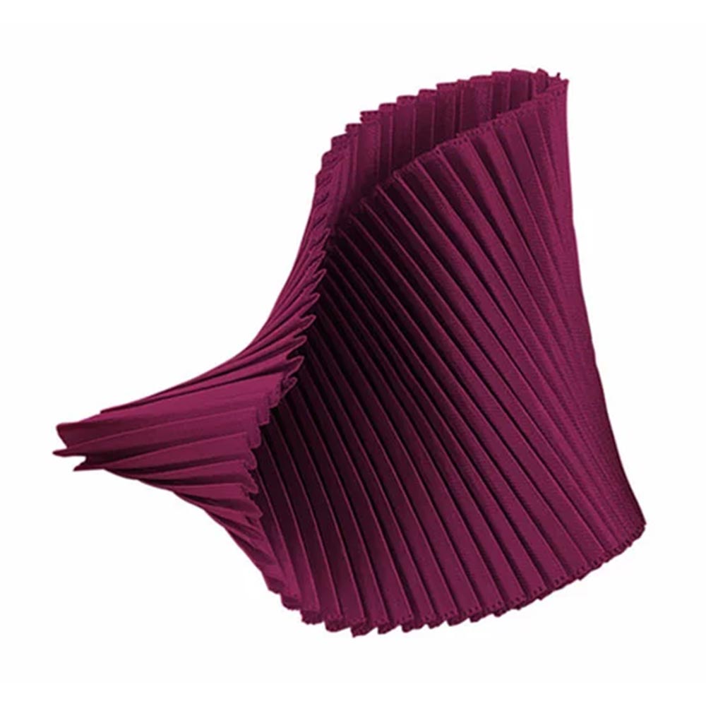 Alexandra Tsoukala Kolie Necklaces Essilp Asimi Mple Silver Navy Blue Pleated Necklace Kl308 main image 1