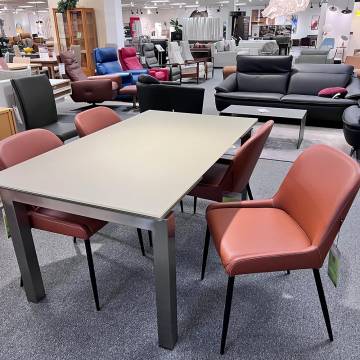 Colibri JULIA Dining Chair in Linea Cotto Leather