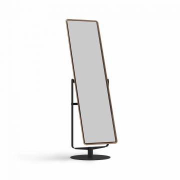 BDI CONTINUUM Standing Mirror - Natural Walnut