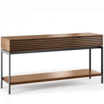BDI CORA Console Table: Natural Walnut