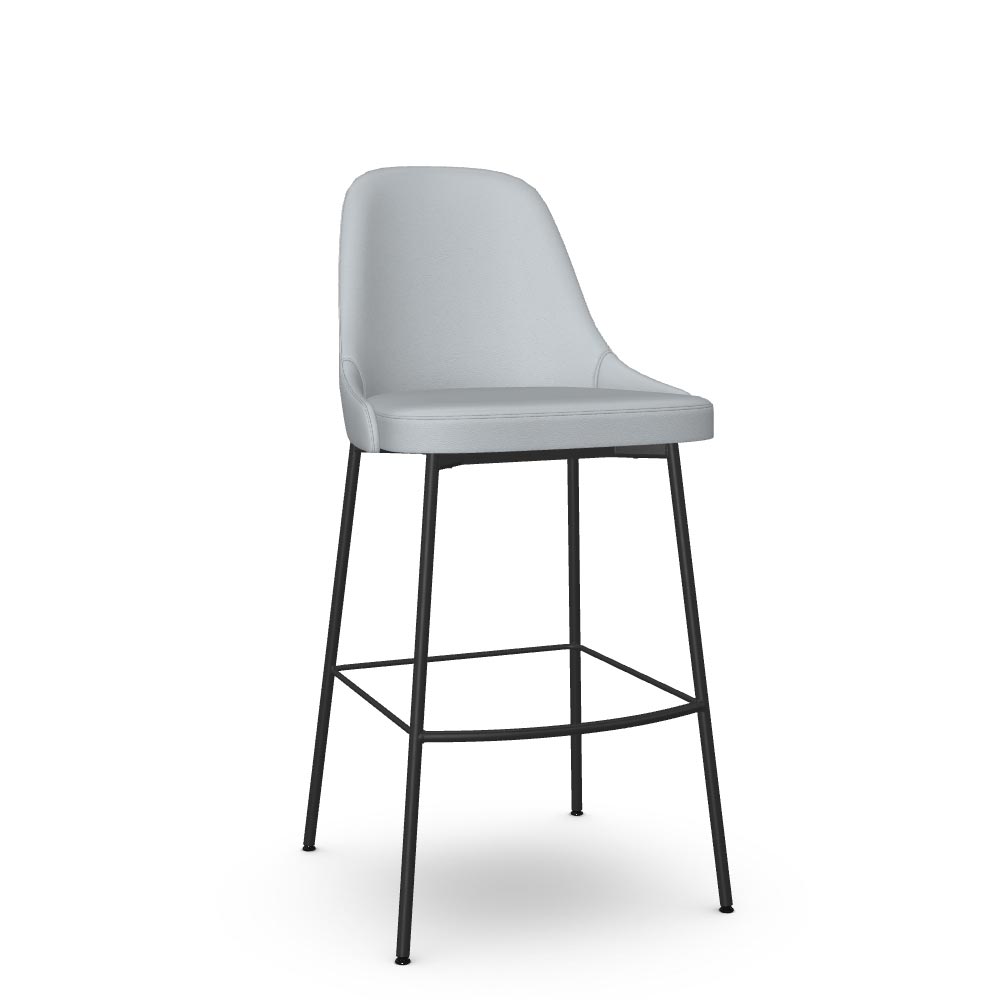 Amisco ESSIE Barstool Upholstered Seat Design Quest