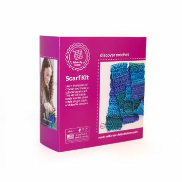 Friendly Loom Discover Crochet Scarf Kit - Ocean