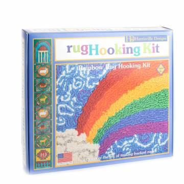 Friendly Loom Traditional Rug Hooking Kit - Rainbow