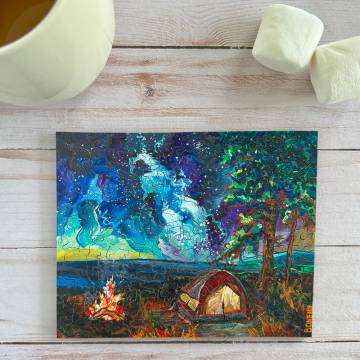 Lighthouse Puzzles - CAMPING UNDER THE STARS by Betsy O'Neill