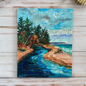 Lighthouse Puzzles - FOLLOW THE STREAM by Betsy O'Neill