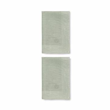 Georg Jensen Damask PLAIN Linen Napkin - Set of 2
