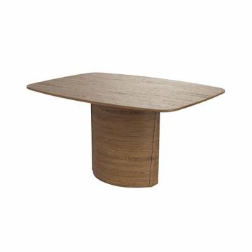 Skovby SM 116 Expandable Dining Table with Pedestal Base