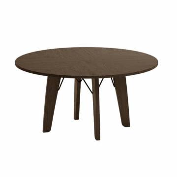 Skovby SM 128 Round Fixed Top Dining Table - Seats 9