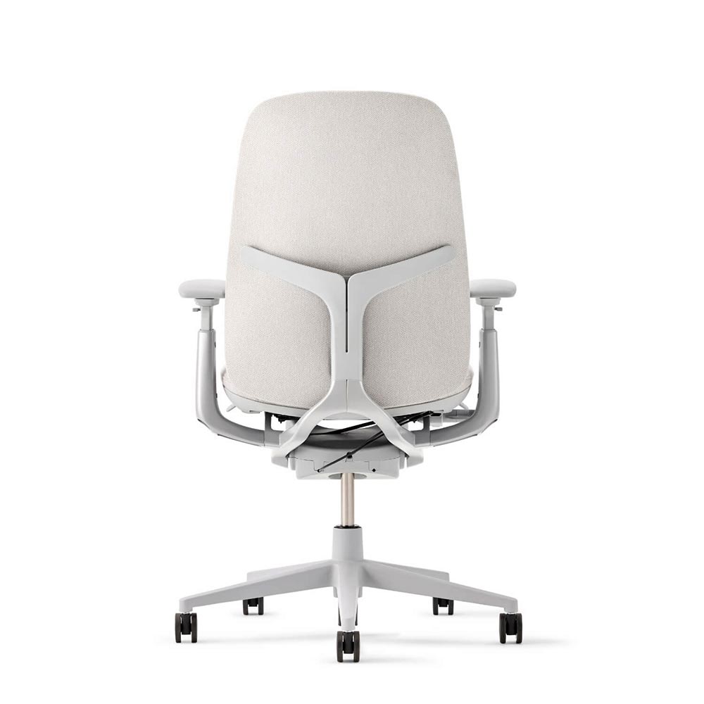 Haworth ZODY LX Upholstered Office Chair, Fog: Design Quest