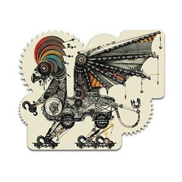 Artifact Puzzles - Diego Mazzeo MECHANICAL GRIFFEN Wooden Jigsaw Puzzle