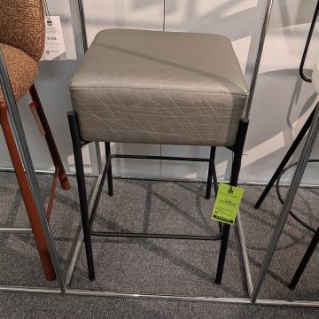 Amisco OTIS Counterstool - Black Coral/Zigzag