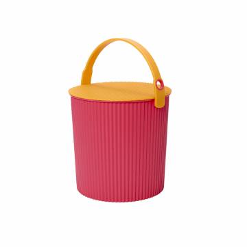 Chilewich HACHIMAN Bucket - Large- Multi (Pink/Orange)