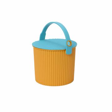 Chilewich HACHIMAN Bucket - Mini - Multi (Orange/Turquoise)