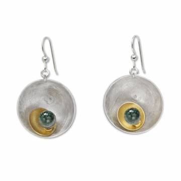 Chick Boss SPARK Earrings - Jade & Aluminum