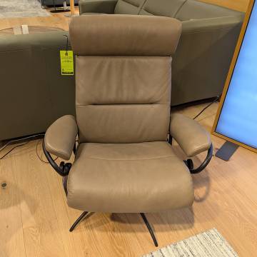 Stressless TOKYO Low Back Recliner - Cori Mole / Black