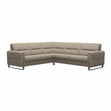 Stressless Fiona Steel Arm Sectional Sofa - 2+2.5 Seats